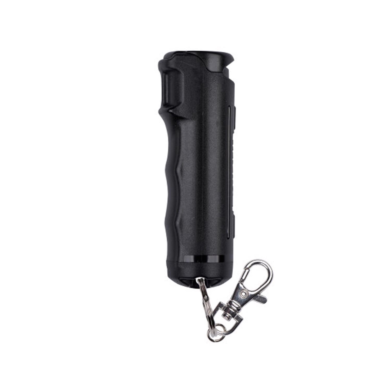 Sabre Red F15-BUSG Pepper Gel Black Aluminum/Plastic Flip Top Keychain