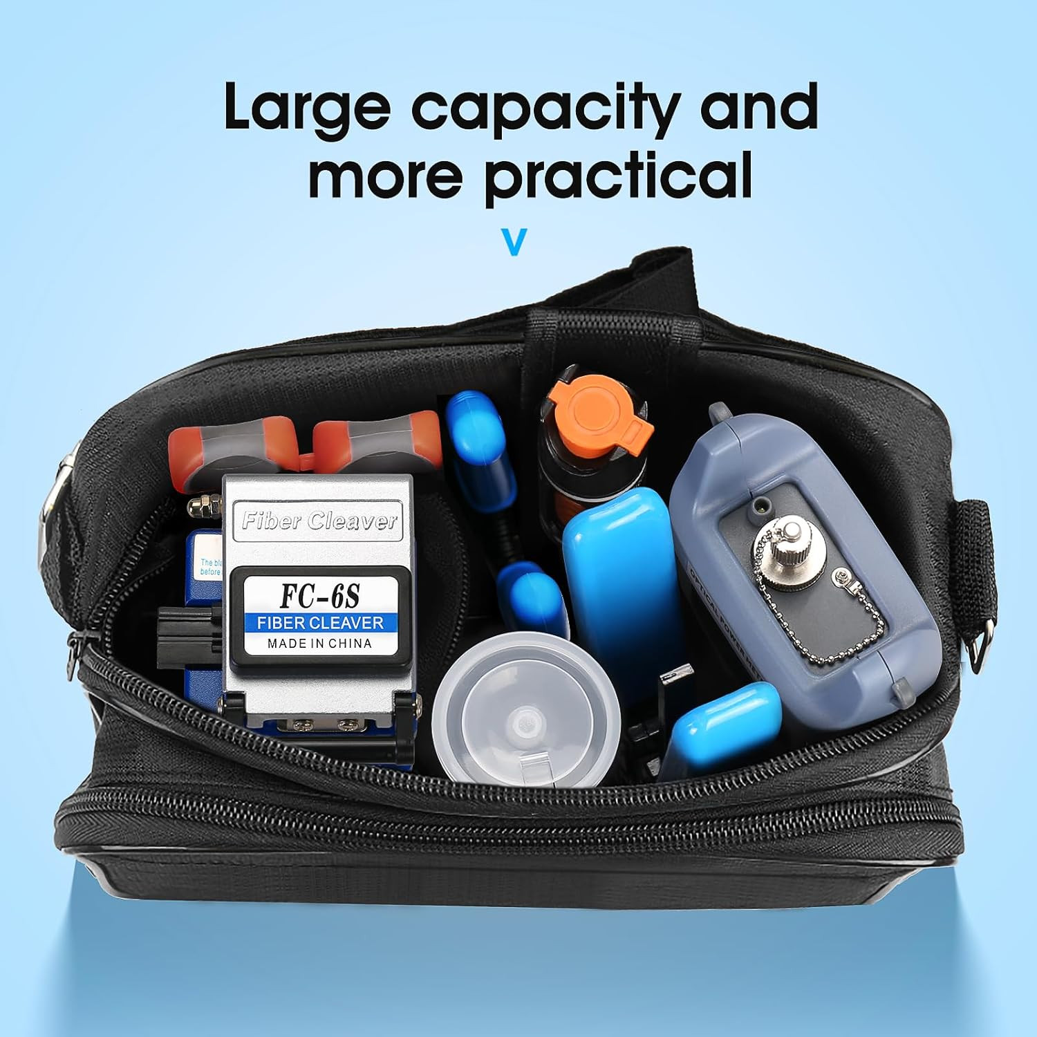 Fiber Termination Kit – 11 in 1 Assembly FTTH Cold Connection Assembly Tool Kit