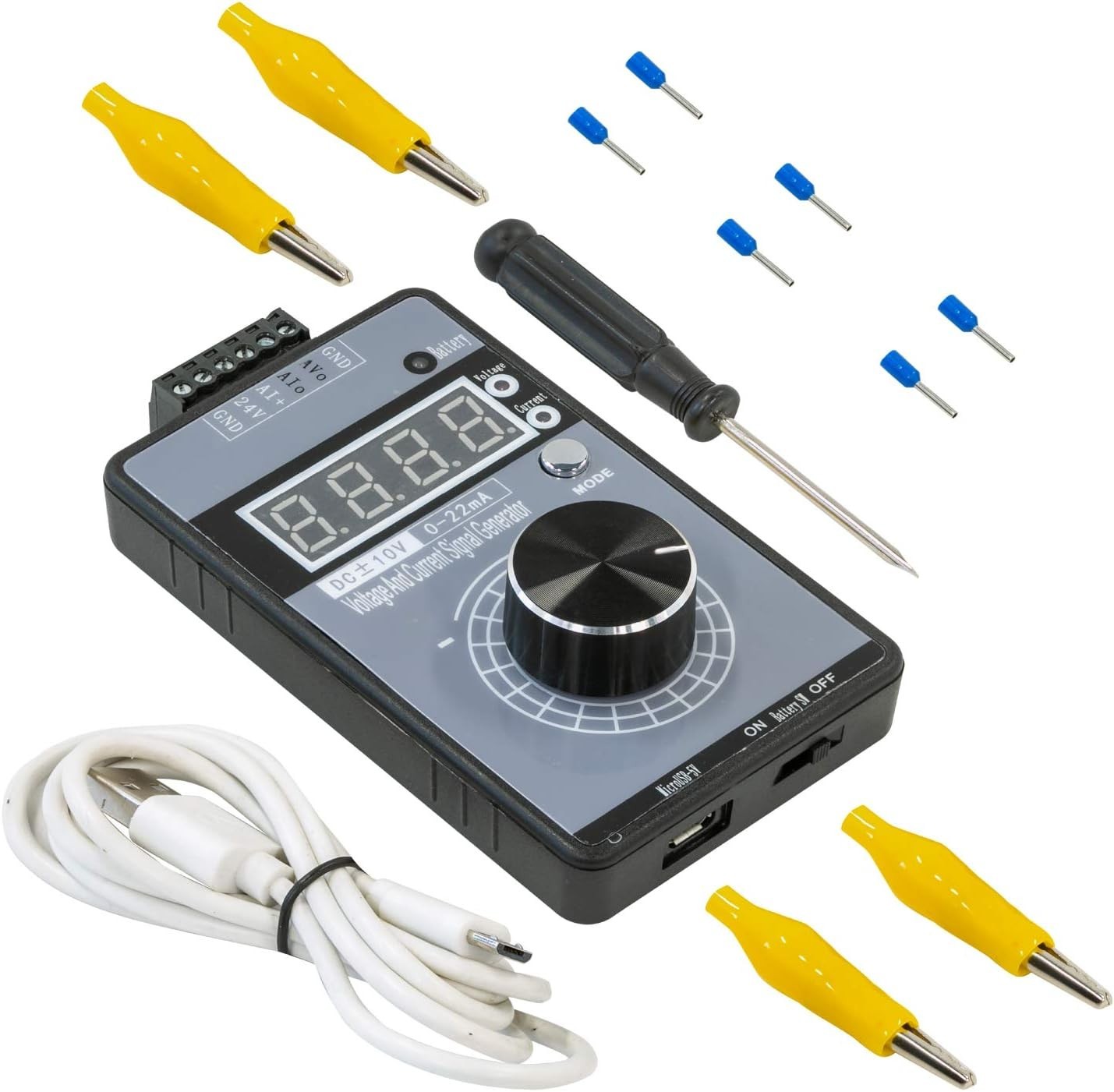 DC ±10V 0/4-20mA Current Voltage Signal Generator, USB Power Supply Interface…