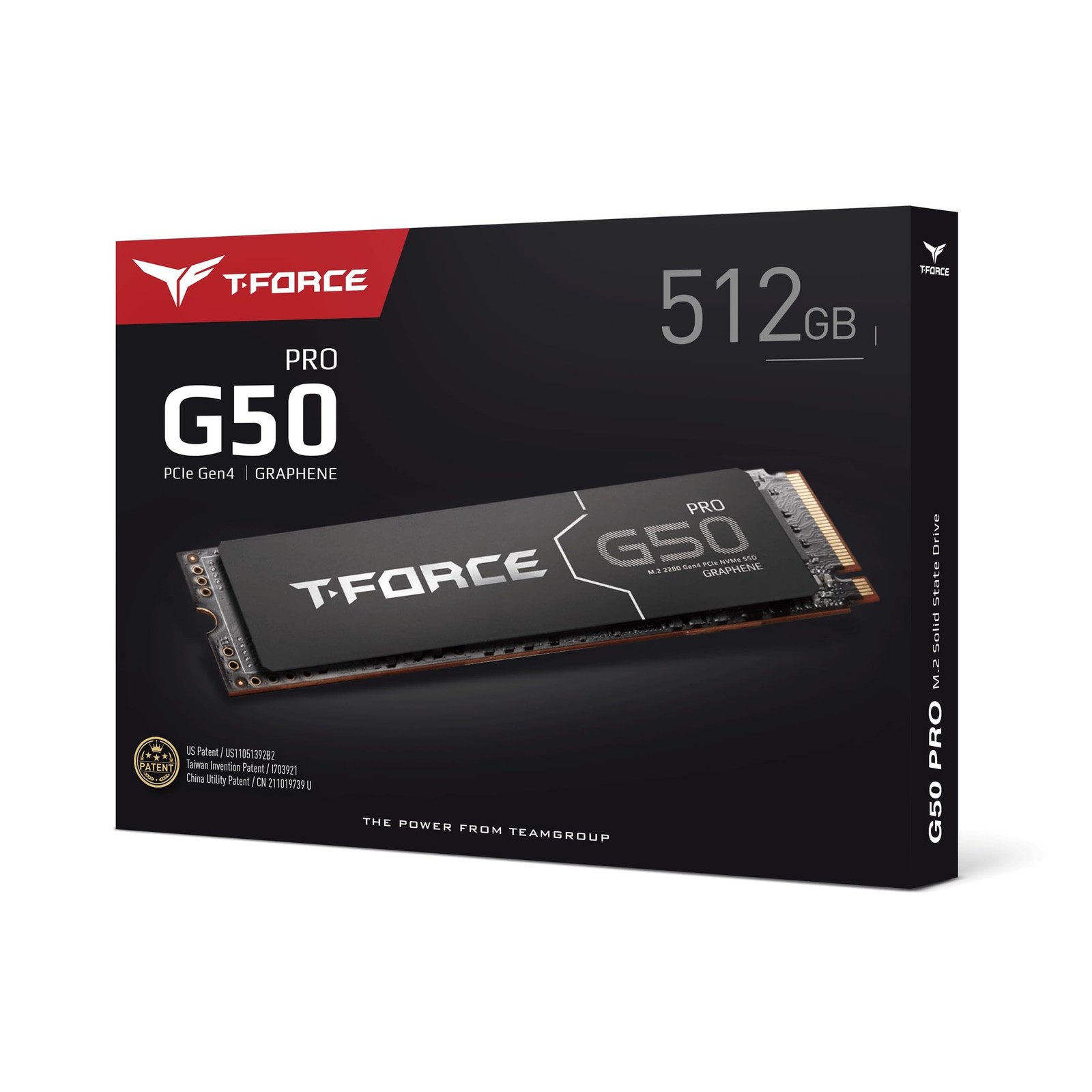 TEAMGROUP T-Force G50 512GB SLC Caching 3D TLC NAND NVMe InnoGrit PCIe Gen4x4…