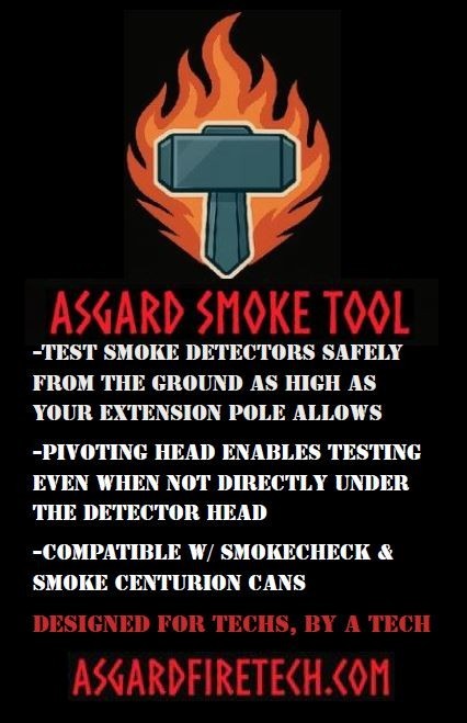 Asgard Smoke Tool (AST) – Fire Alarm Smoke Detector Test Tool | Pole Mount | USA