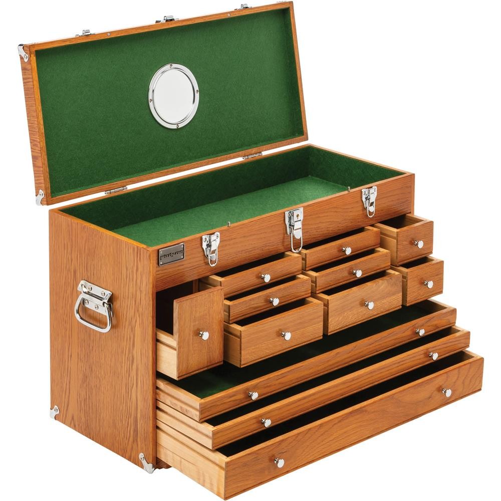 T33971 26″ Series 12-Drawer Red Oak Tool Chest