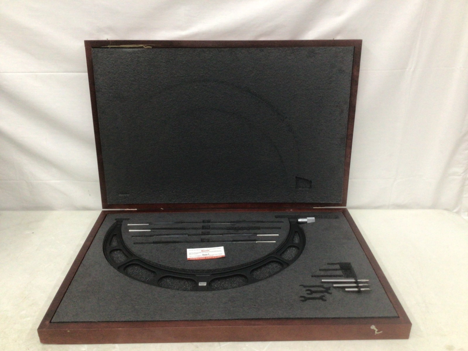 STARRETT 224.1GRLZ Anvil Micrometer Set,6 to 12″ Range 53VD30