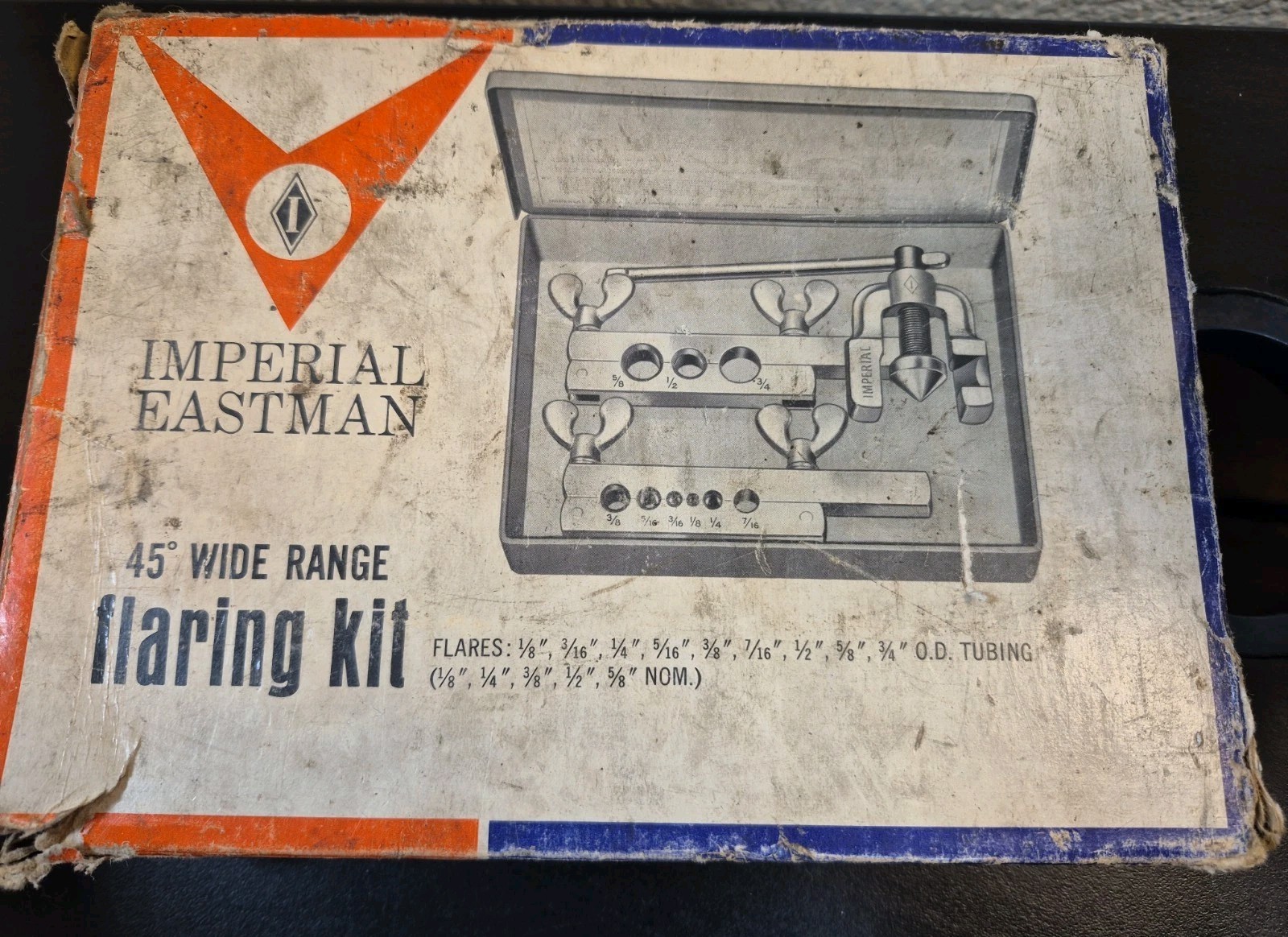 Imperial No. 375-FS Wide-Range Flaring Tool Kit. 47893-2 47893-3 & 45° Flare