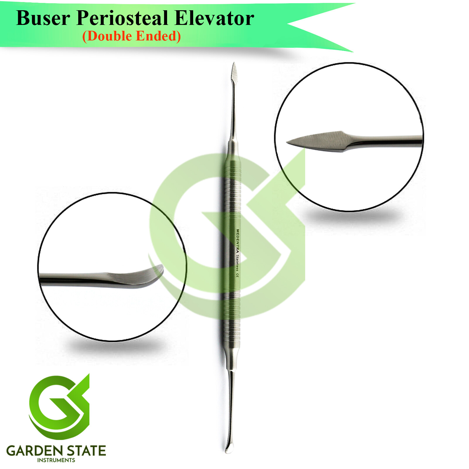 Dental Implant Buser Periosteal Sinus Elevator Double Ended Surgical Instruments