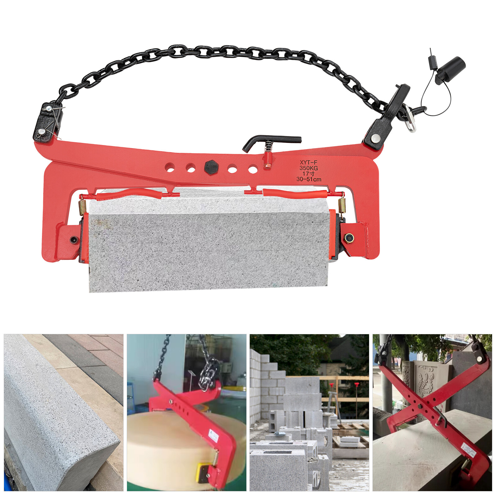 350kg/771.6lbs Heavy Duty Lifting Plier Industrial Vertical Plate Lifting Clamp
