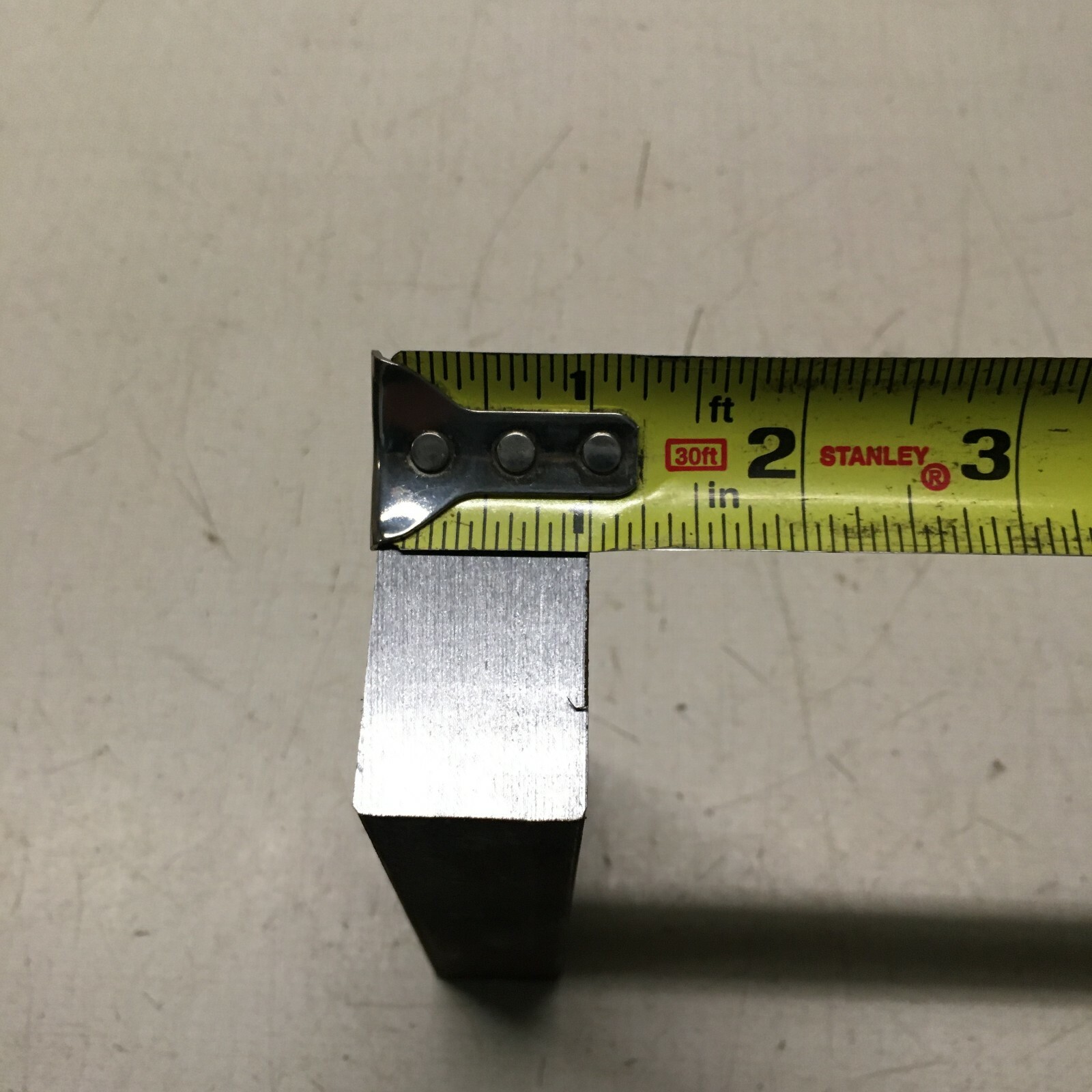 A36 Hot Rolled Steel 1″ x 2″ x 5″ Bar End Drop, Scrap.