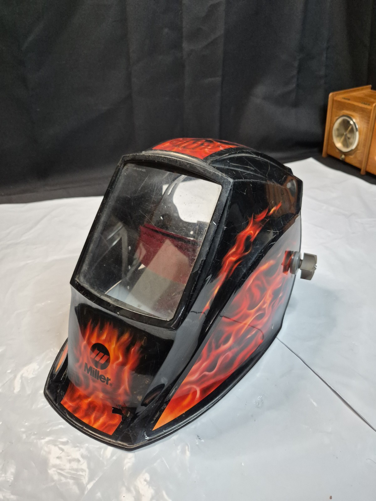 Miller Auto-Darkening Welding Helmet Graphics, Shell Only Set Up For Grinding,