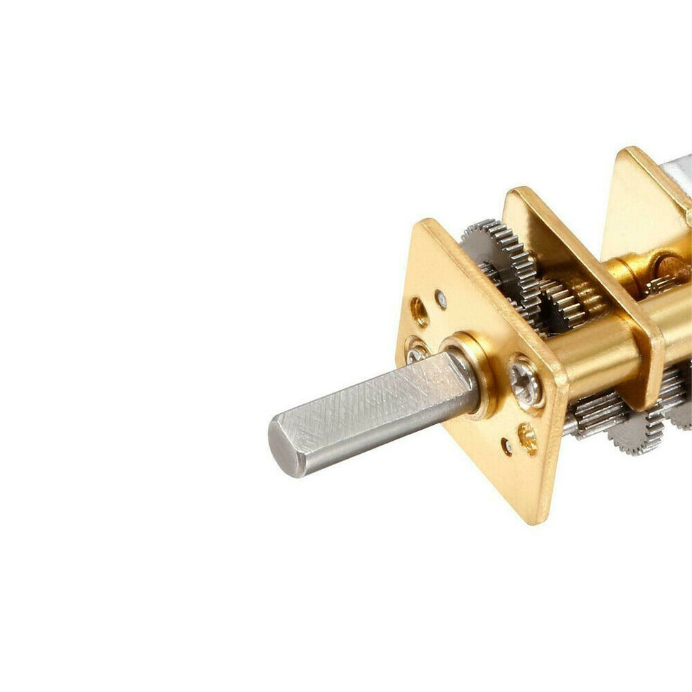 5Pcs Micro Mini N20 Gear Motor DC Slow Speed Full Metal Gearbox Reducer Toy E