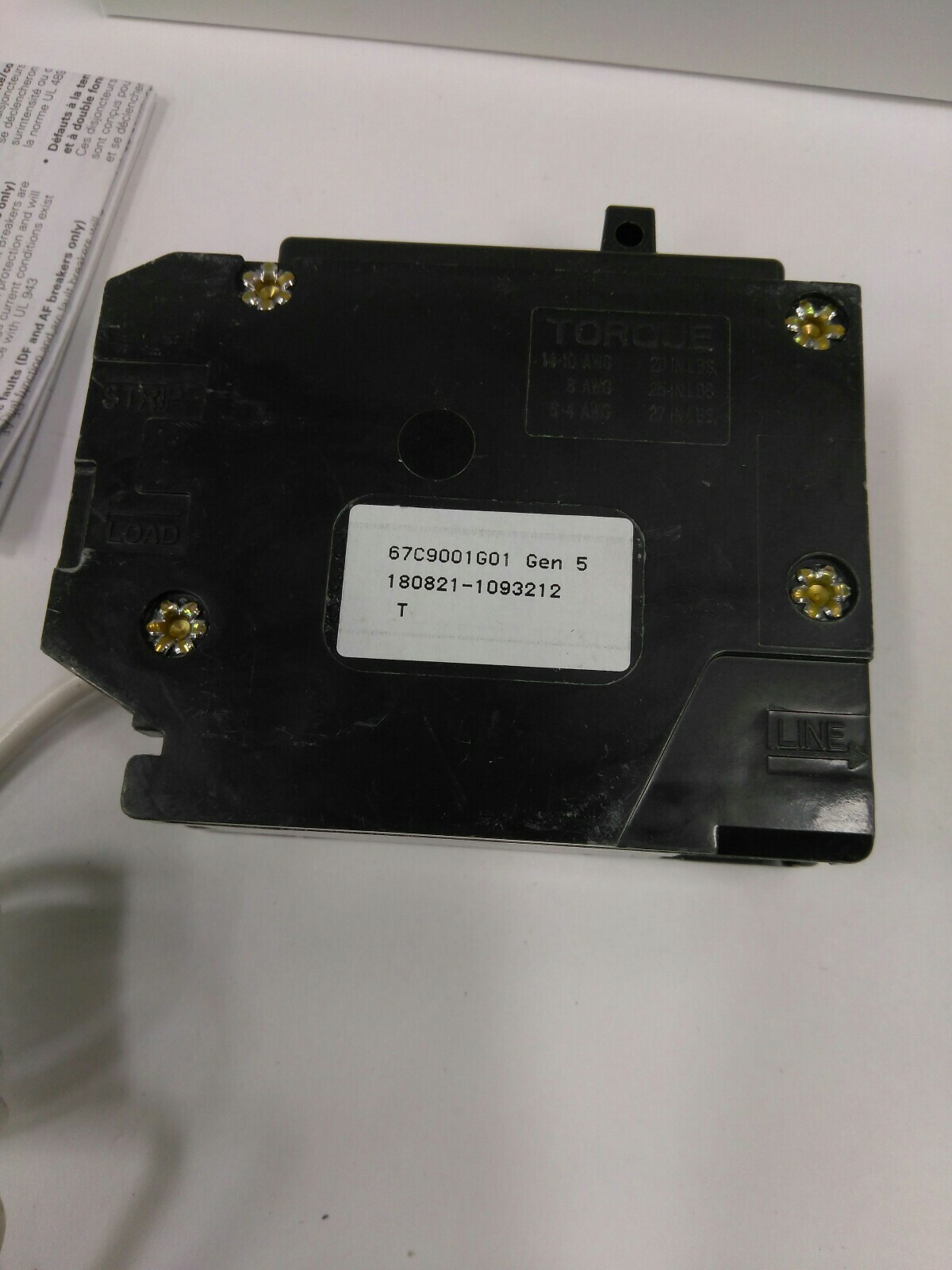 Eaton Cutler-Hammer BRN115AF 15A 120VA , 1P, BR COMBINATION AFCI Breaker(26E2