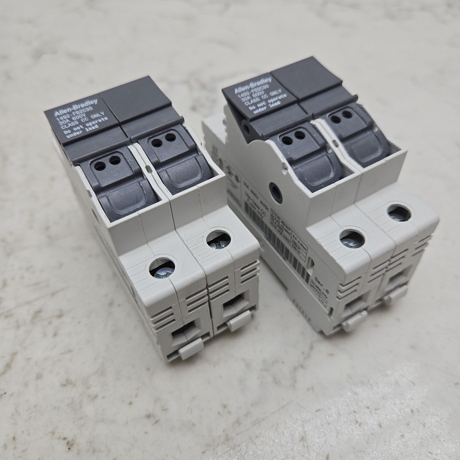 Mixed Lot of 14 Fuse Holders Allen Bradley Ferraz Shawmut Bussmann 1P 2P 3P Pole
