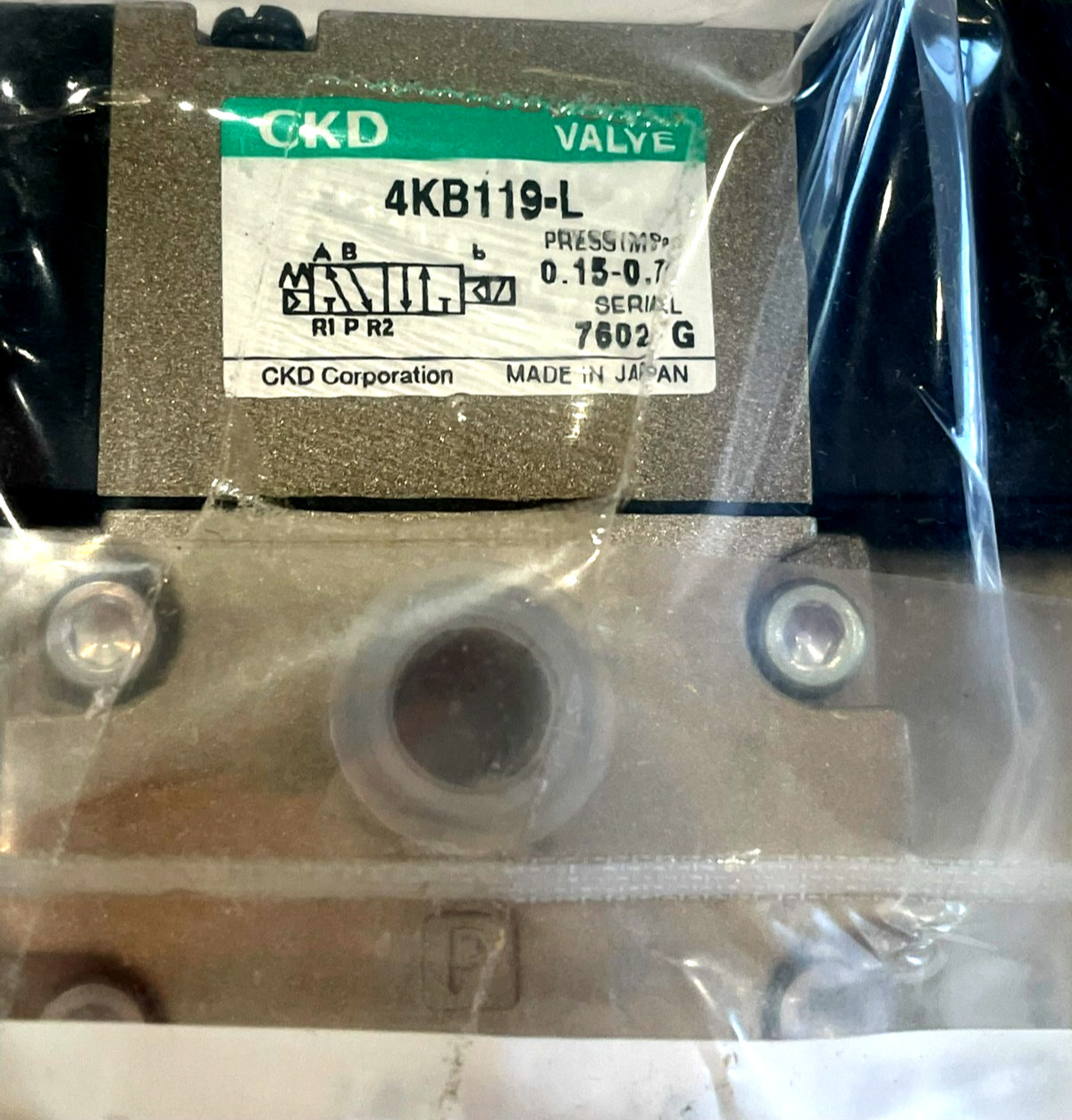 NEW CKD CHB-V1-20-0L-S BALL VALVE CHB-V1-20-0L-S-DC24V 4KB119-L CHBV1200LS
