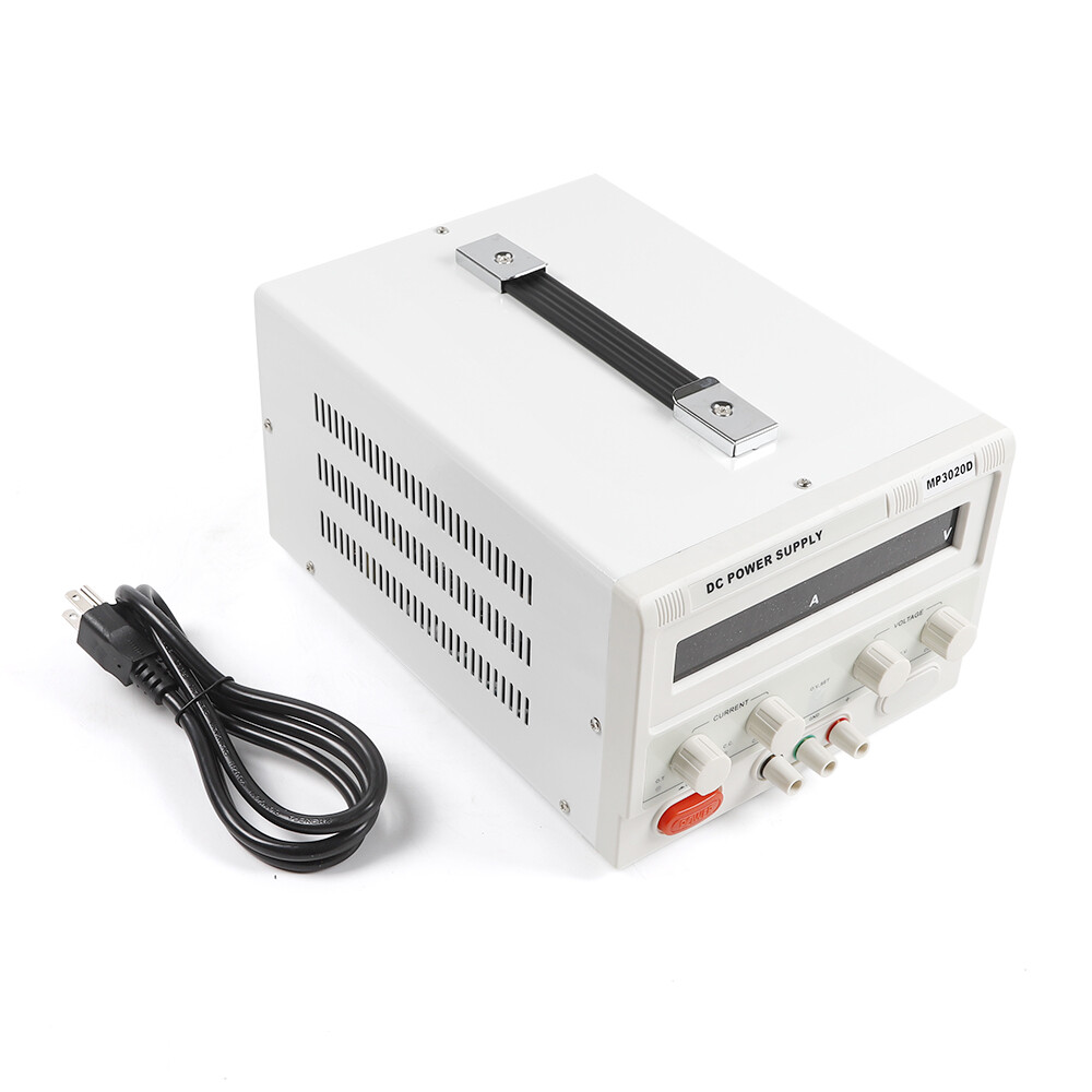 0-30V 0-20A DC Power Supply Variable Digital Lab Test Adjustable High Precision