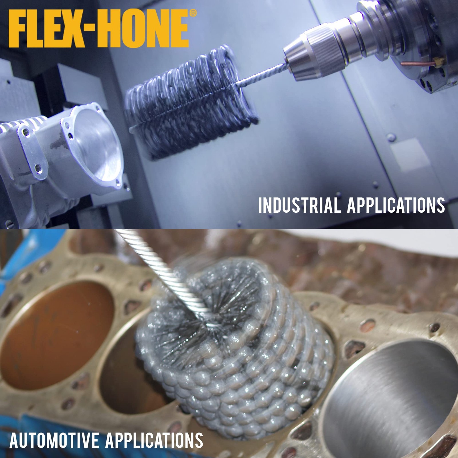 Brush Research GB334320AO Flex-Hone®, 3-3/4″ (95mm) Diameter, 320 Grit