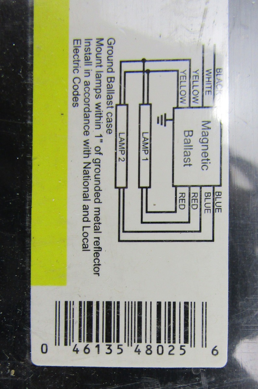 SYLVANIA MB2x96/HO/120 RS 120V 60HZ 2.05A MAGNETIC BALLAST – FACTORY SEALED