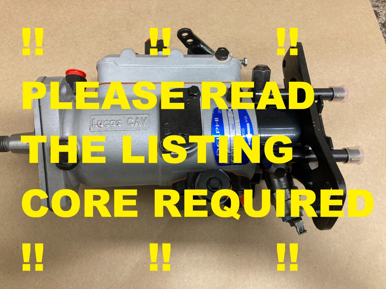 Case 1845C 1840 480E 4B 3.9 Diesel Fuel Injection pump Delphi 3042F330 3916530