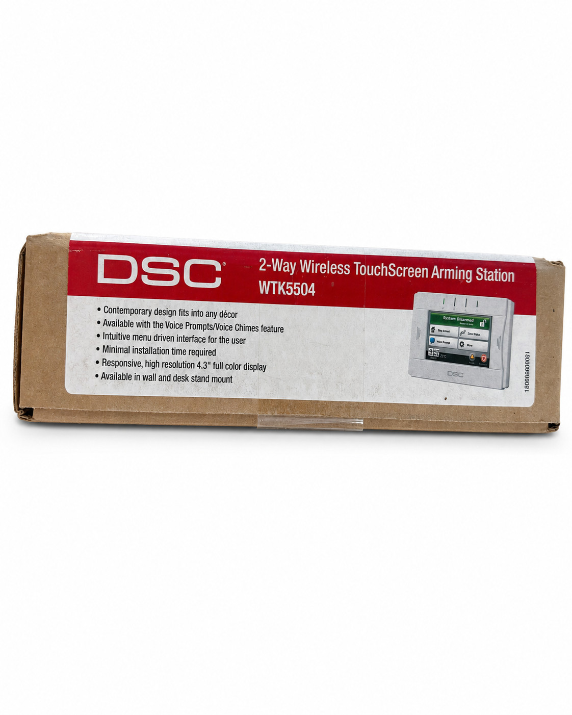 DSC WTK5504 ADT 2-Way Wireless Touchscreen Arming Station PowerSeries