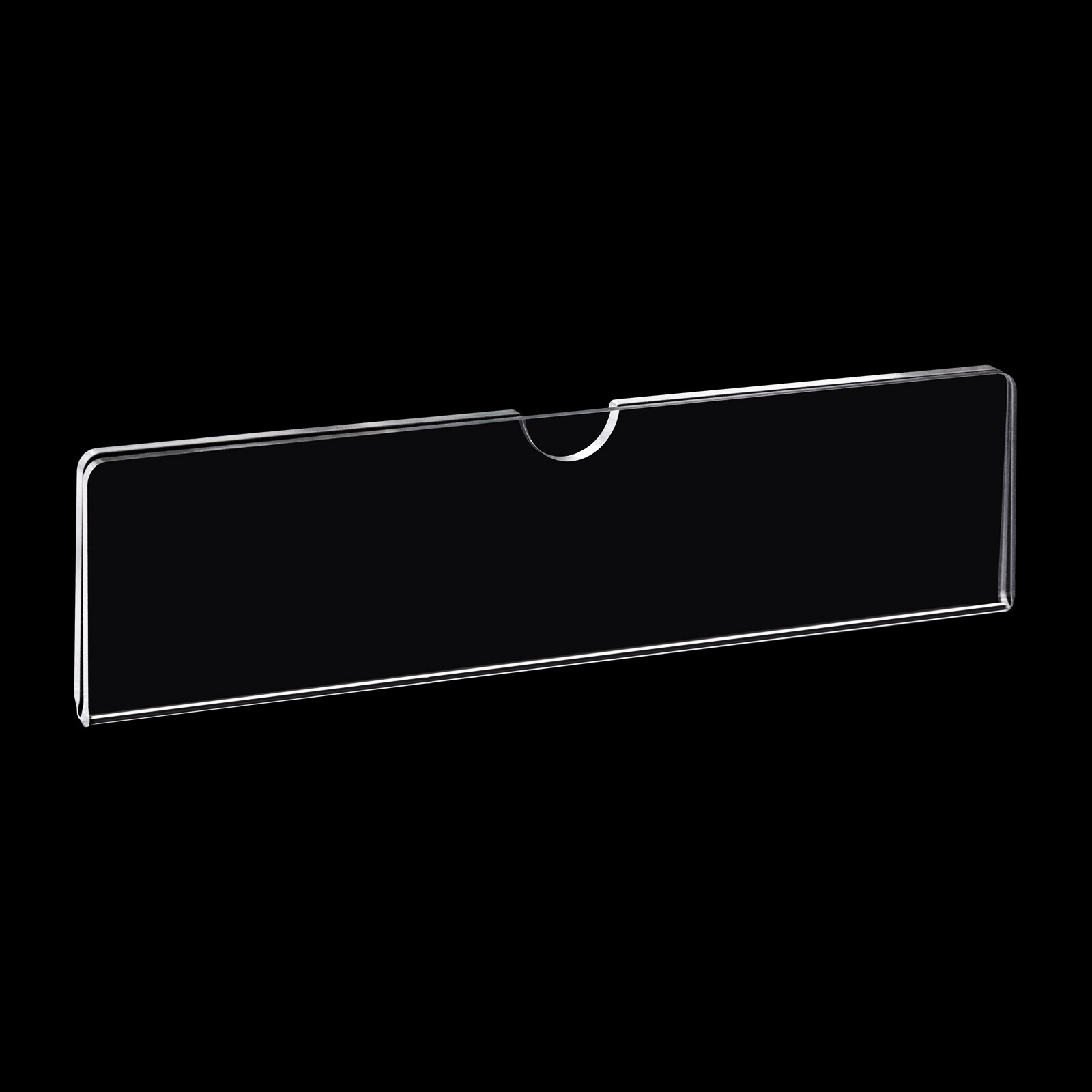 40pcs Office Name Plate Holders Acrylic for Wall Mount Desk Top Name Plates NEW