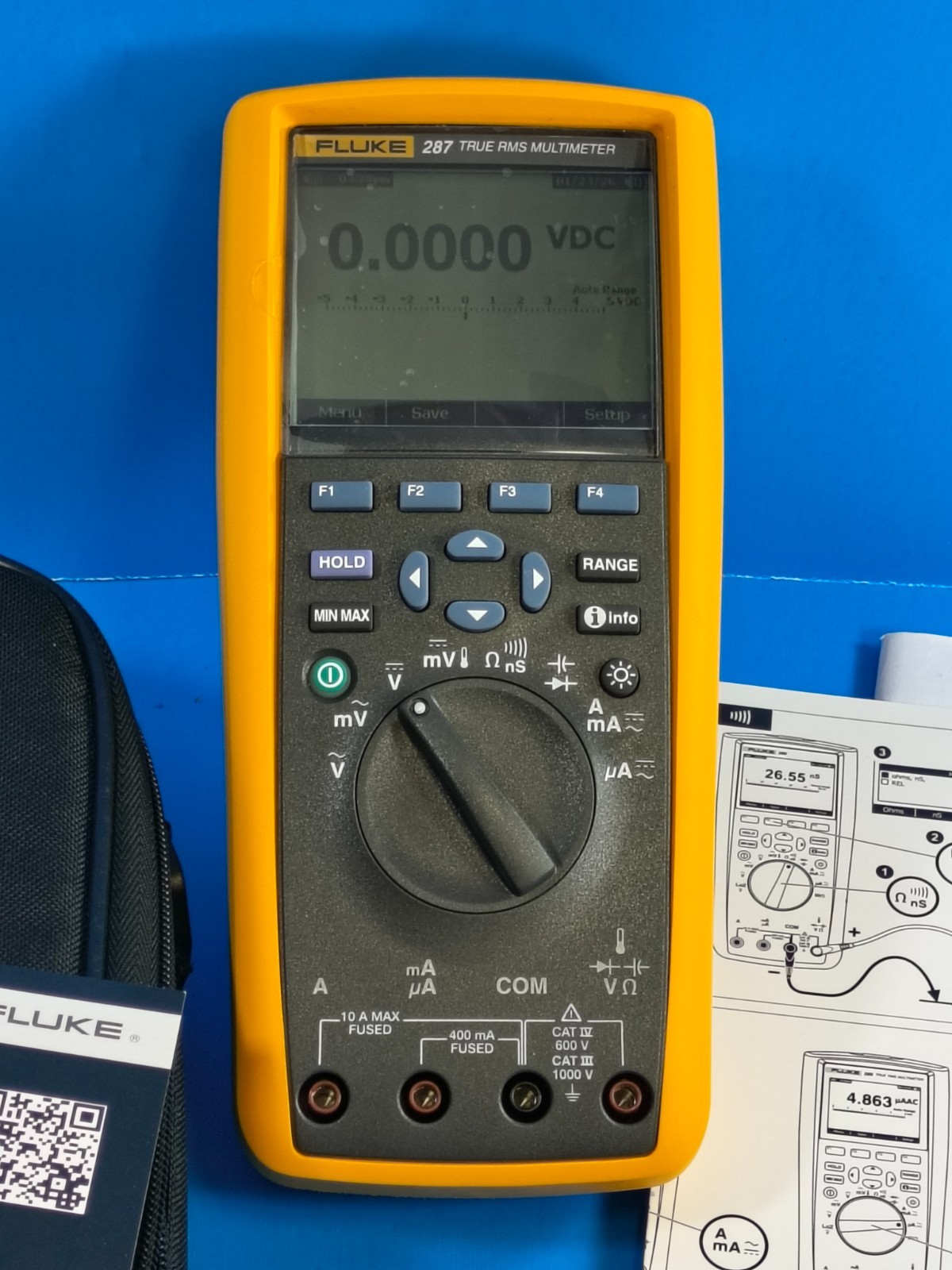 Fluke 287 FVF FlukeView Forms Logging Industrial Digital Multimeter Meter