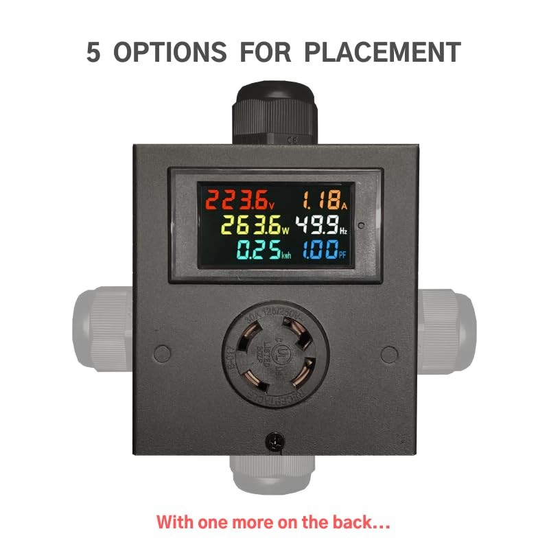 L14-30 Outlet Meter Box Installation Kit Assembly Required for Custom Applica…