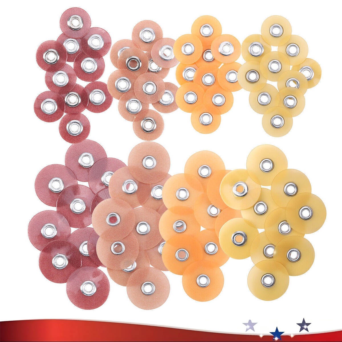 Dental Flex Composite finishing polishing disc Soft type 12.7mm/9.5mm 200 pcs