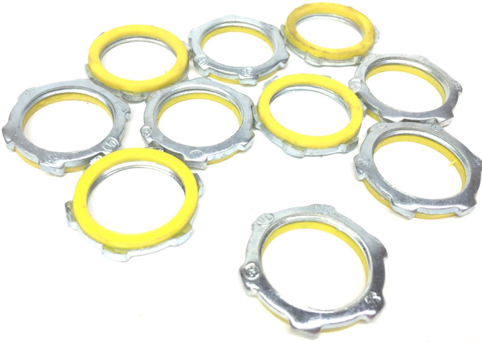 Thomas & Betts LN142 3/4″ Rigid Sealing Locknut, Steel NEW LOT OF 10