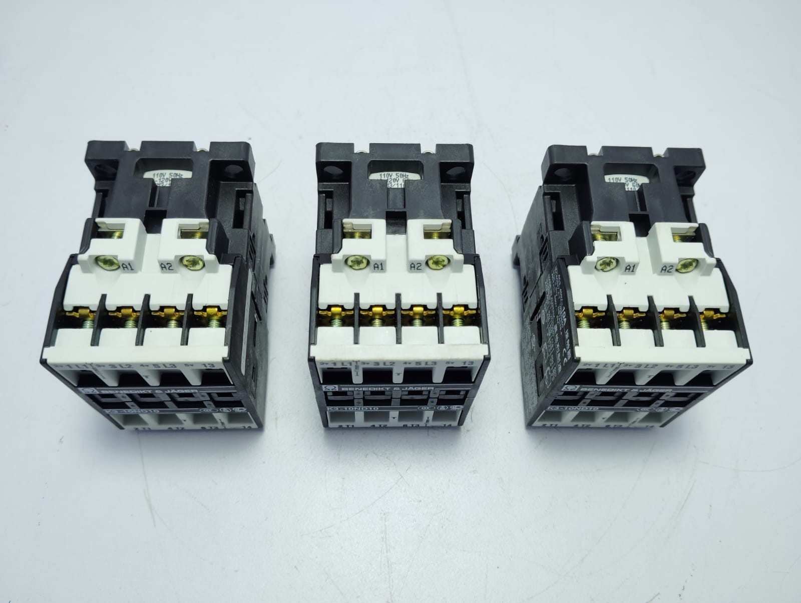 Benedikt & Jager K3-10ND10 Contactor Coil – Lot of 3