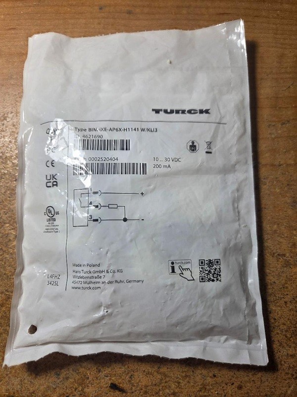 TURCK BIM-IKE-AP6X-H1141 W/KLI SENSOR (NEW IN PACKAGE)