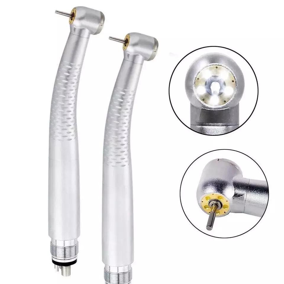 Dental 5 O-LED High Speed Handpiece Push Button with 5 Water Spray 4 Holes