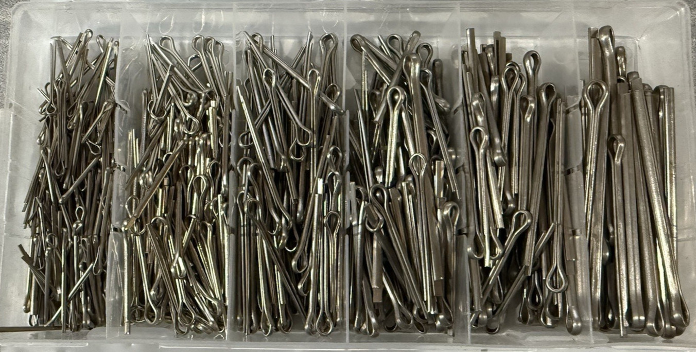 555pc Goliath Industrial Stainless Steel Cotter Pin Assortment Kit ~ SSCP555