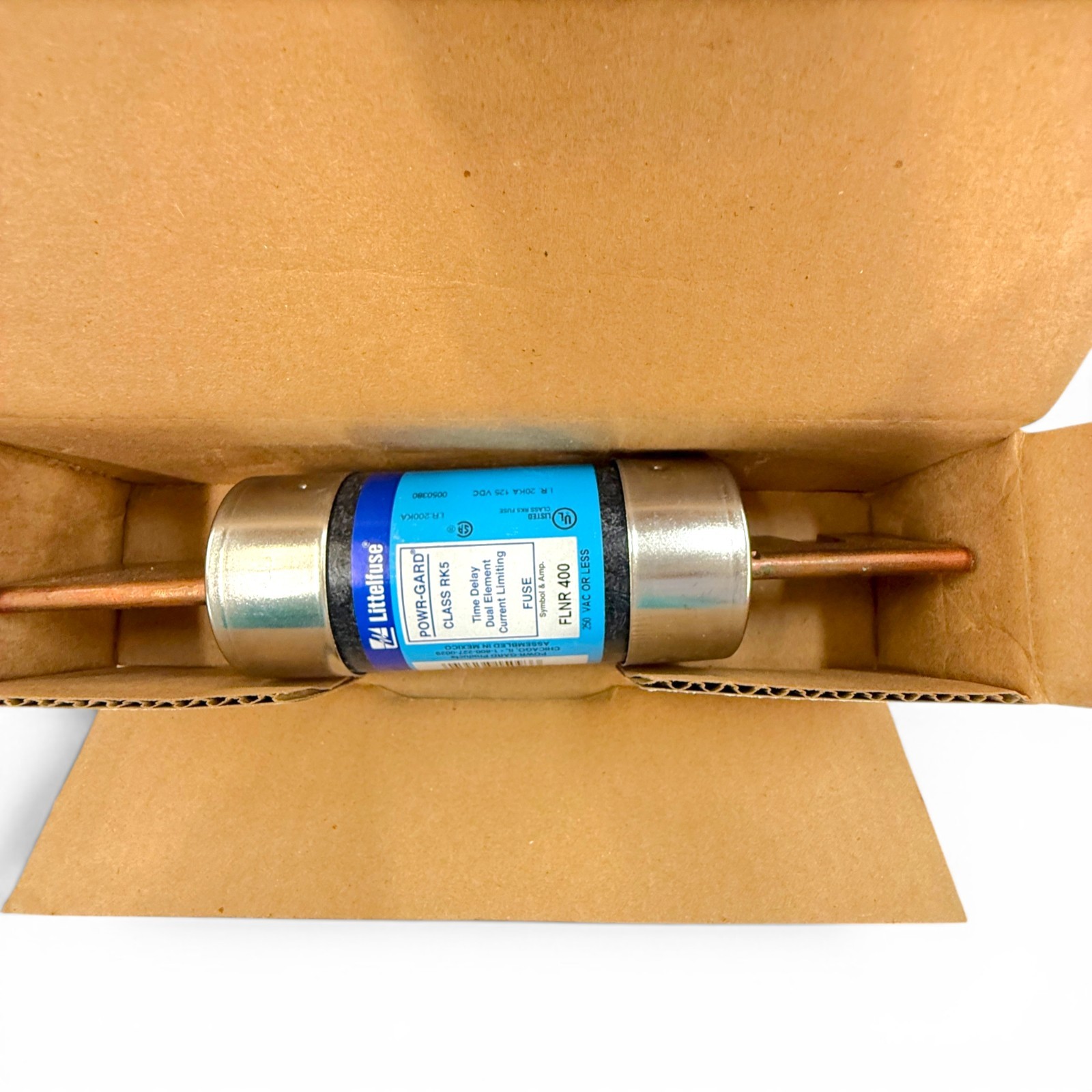 Littelfuse FLNR 400 Fuse Class RK5 Time Delay Dual Element 400 Amp 250V