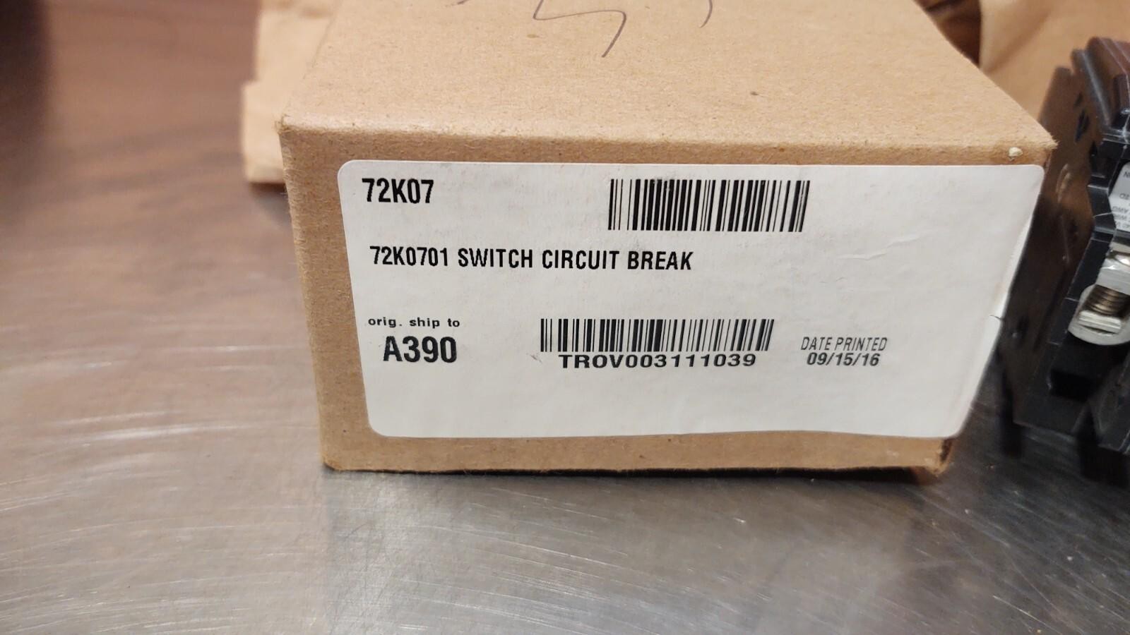 Lennox 72K07 Circuit Breaker 2 Pole 35A 120/240V Common Trip
