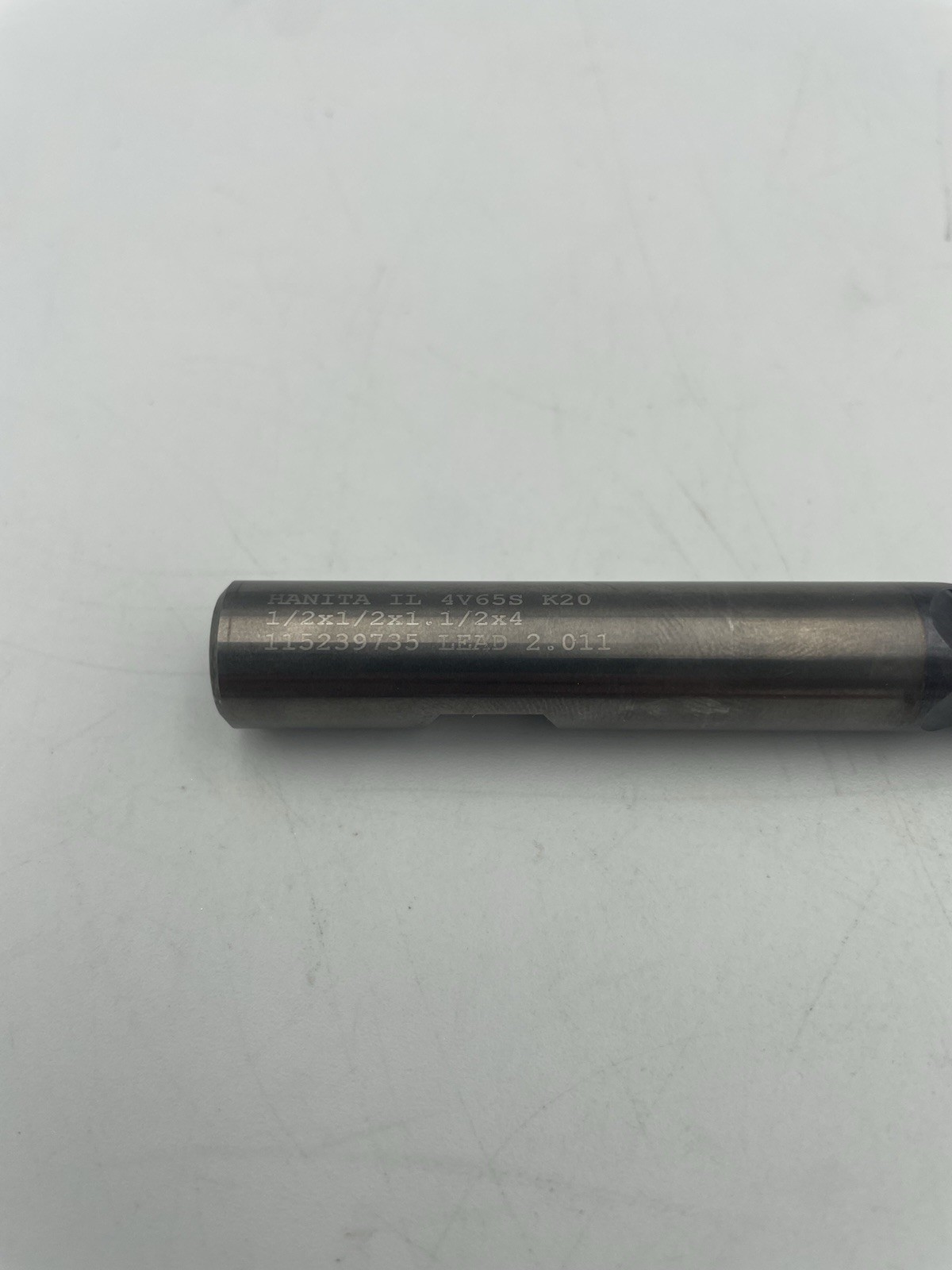 WIDIA Hanita VariMill 4V65 IL 4V65S K20 1/2″ Carbide End Mill 4FL 1.5″ LOC 4″OAL