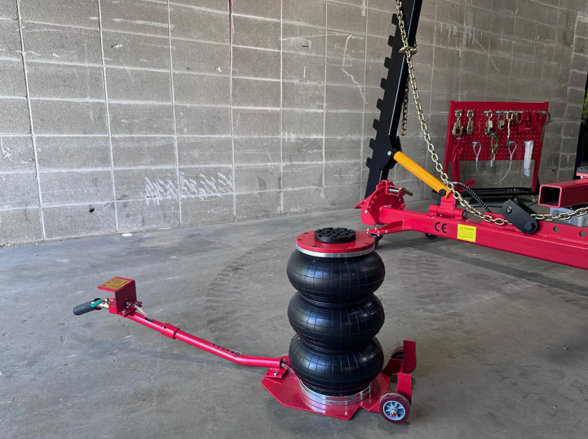 Auto Body Frame Puller Straightener 6T Car Frame Machine 3T Airbag Jack