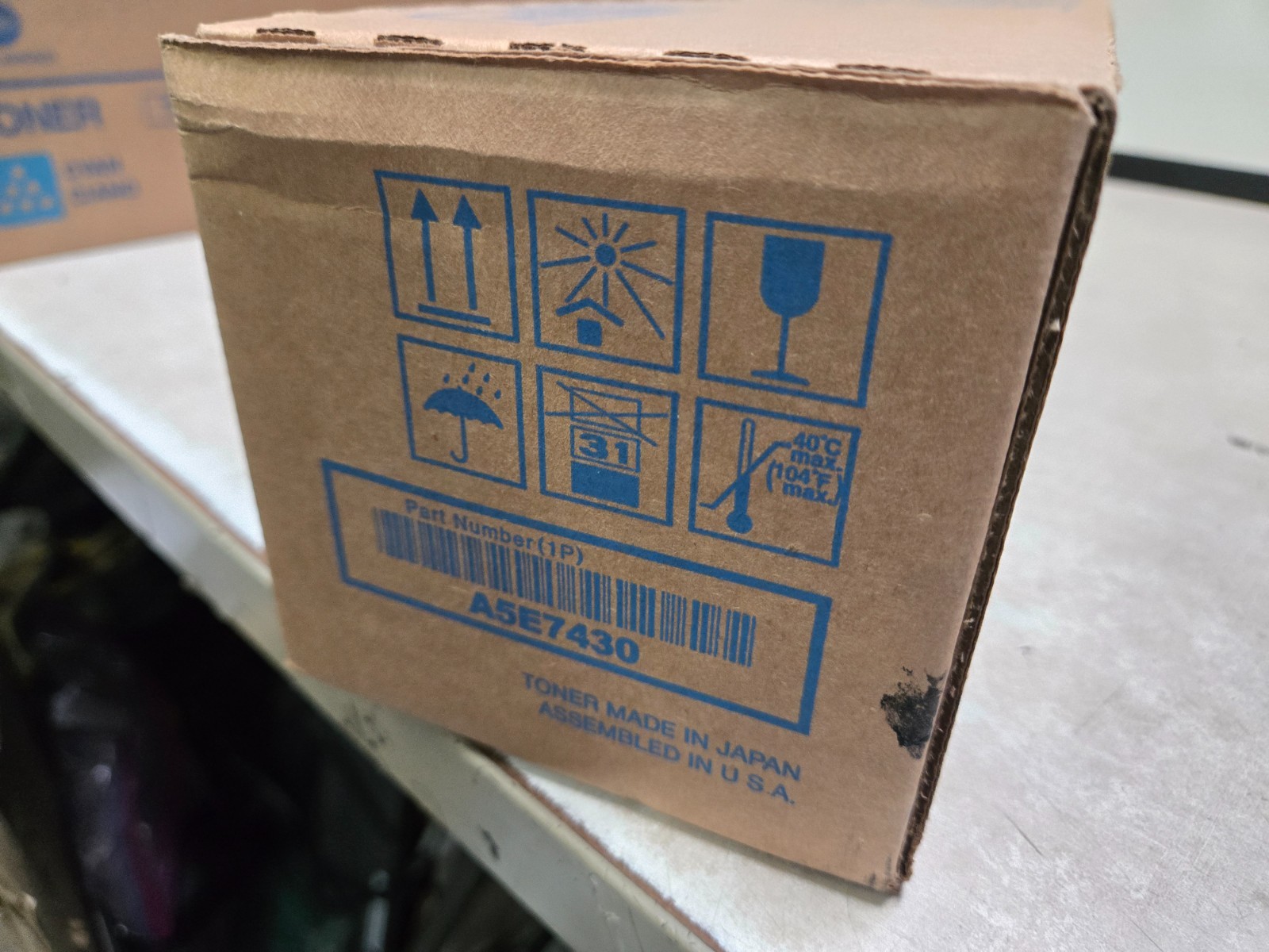 SEALED Konica Minolta TN-622C A5E7430 Cyan Toner Cartridge, Bizhub Press C1100