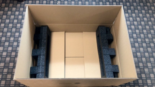 1 SET Foam Double Wall 275lbs for DELL R640 R740 HP 1U 2U Server Shipping Box