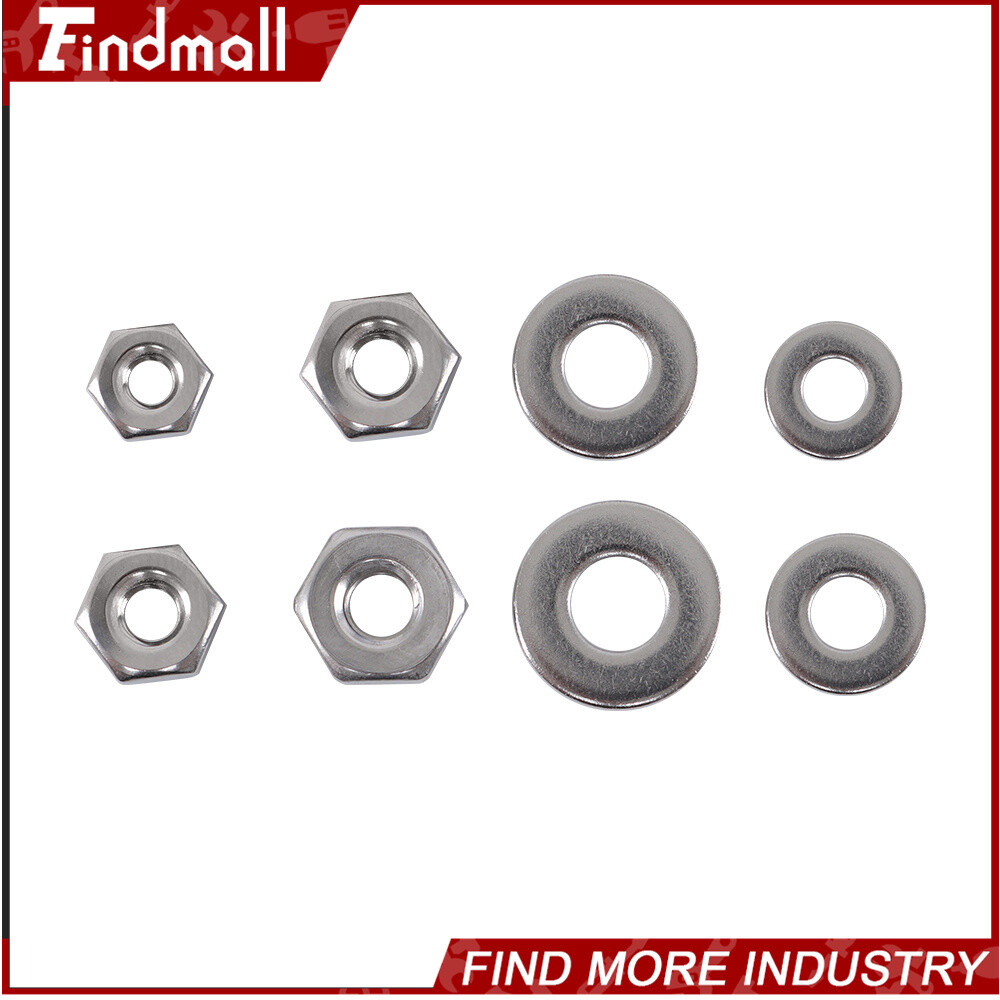 Findmall 900PCS #4-40#6-32#8-32#10-24 Nuts And Bolts Machine Scre Assortment Kit