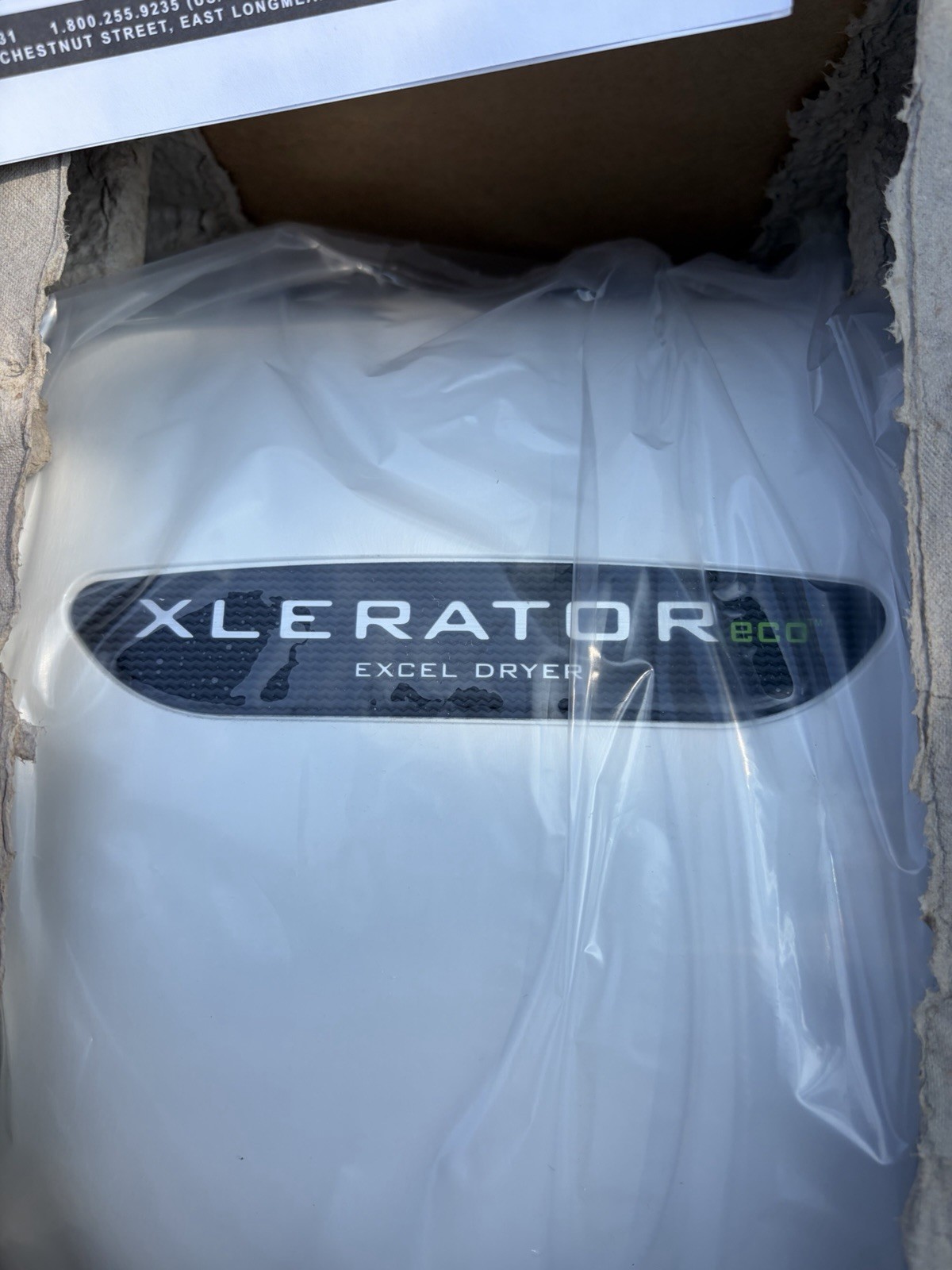 XLERATOR XL-BW-ECO (110V/120V) Hand Dryer by Excel NEW White