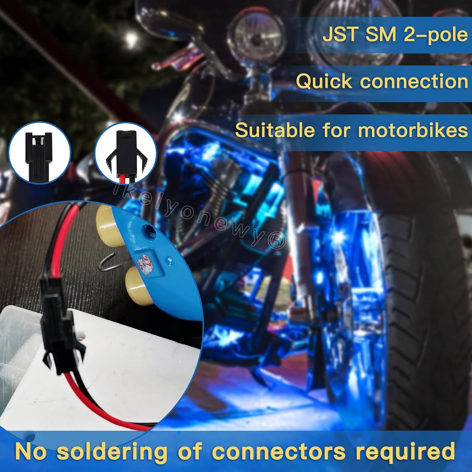 18Awg Jst Sm 2 Pin Plug Male and Female 150Mm Wire Cable Connector Adapter for L