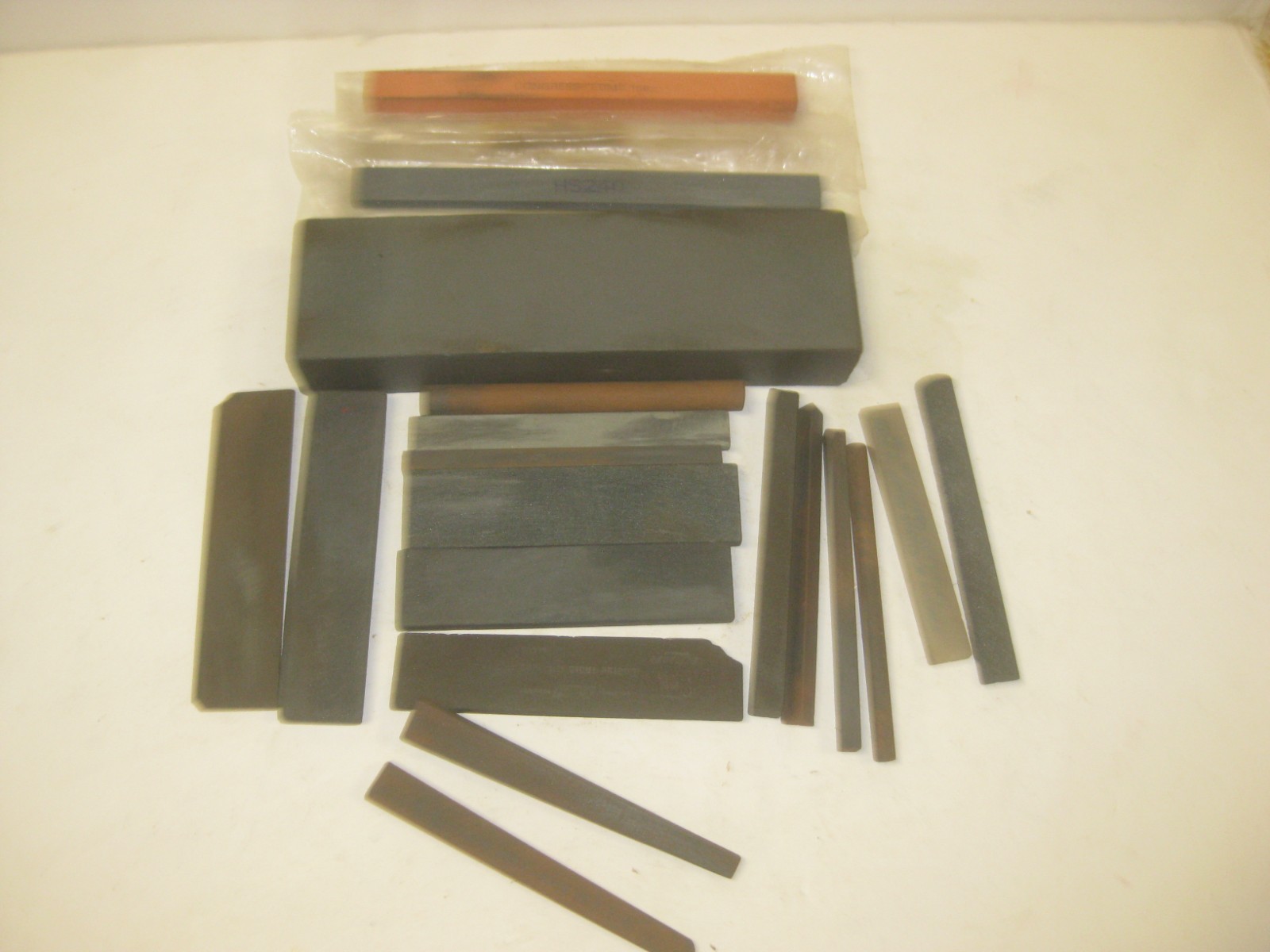Lot of 19 Assorted Abrasive Stones Various Brands/Styles/Sizes (As Shown)