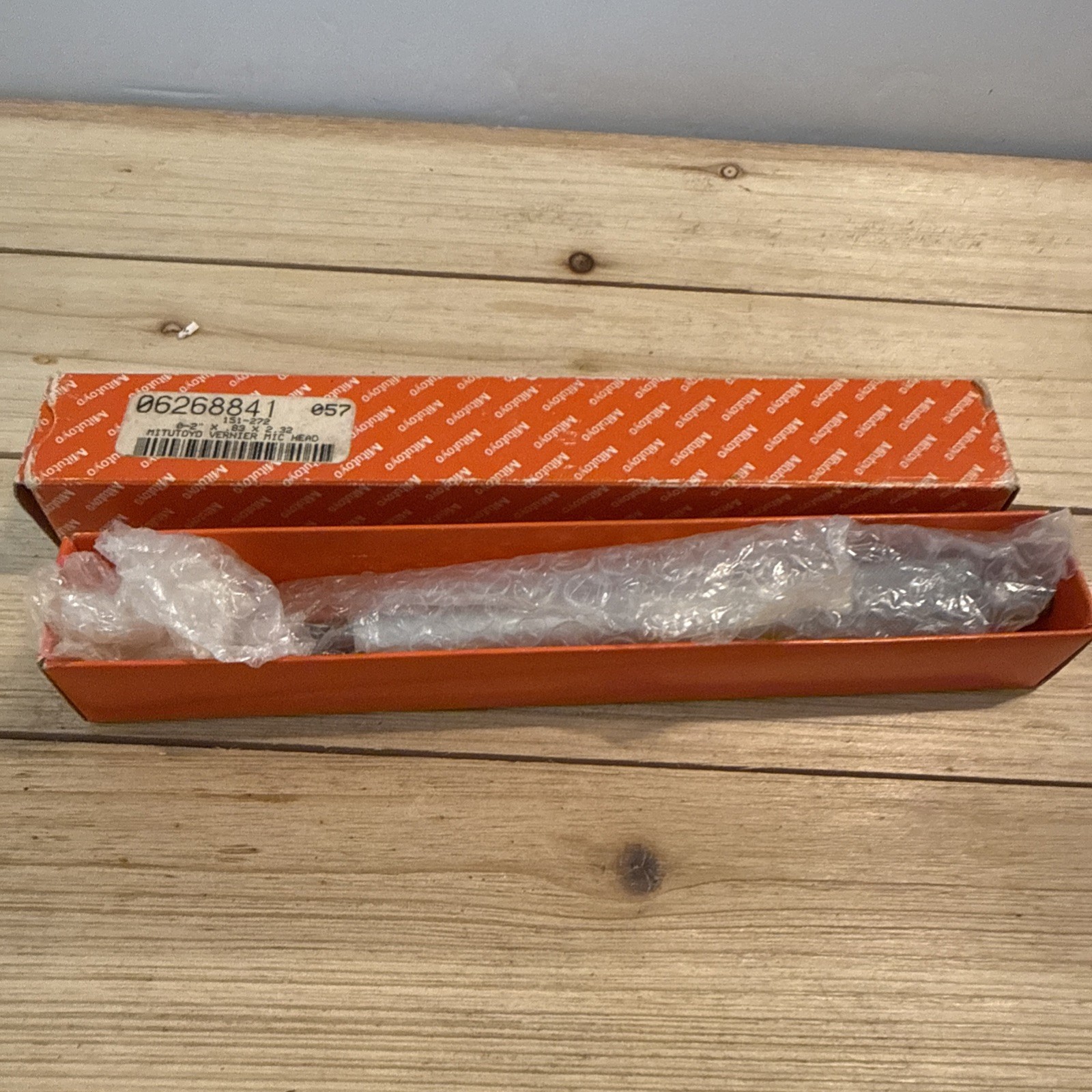 Mitutoyo 151-272 Vernier Micrometer Head 0-2” 0.001” + 0.0001” Ratchet Carbide