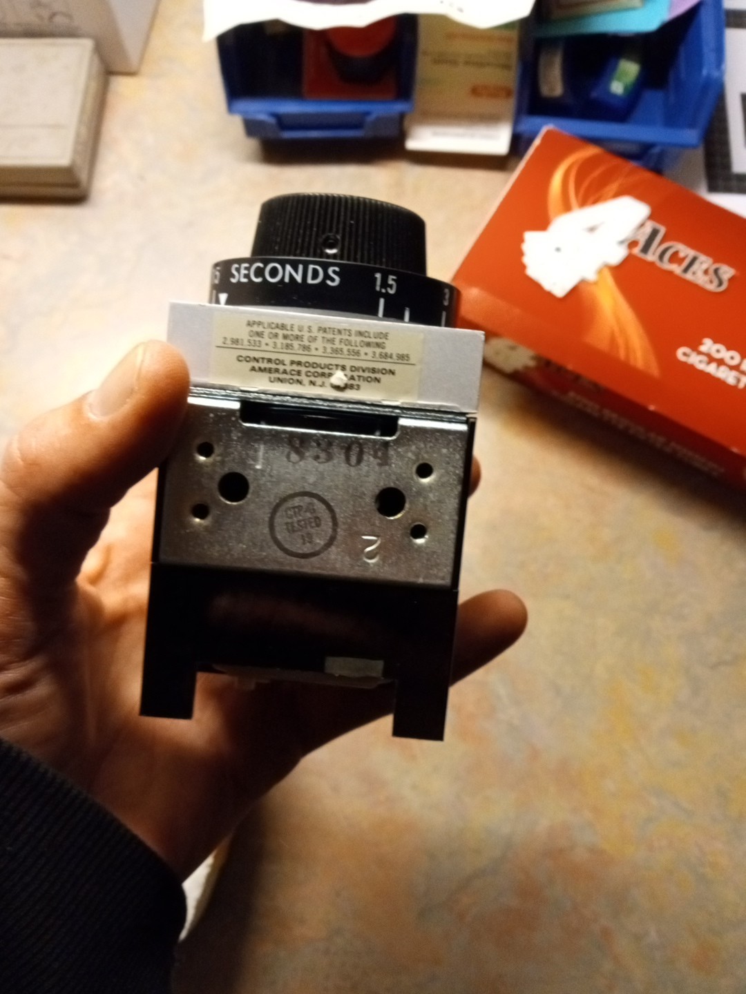Agastat 120V Timing Delay Relay (7012AC) W/ 3d Printed Bracket