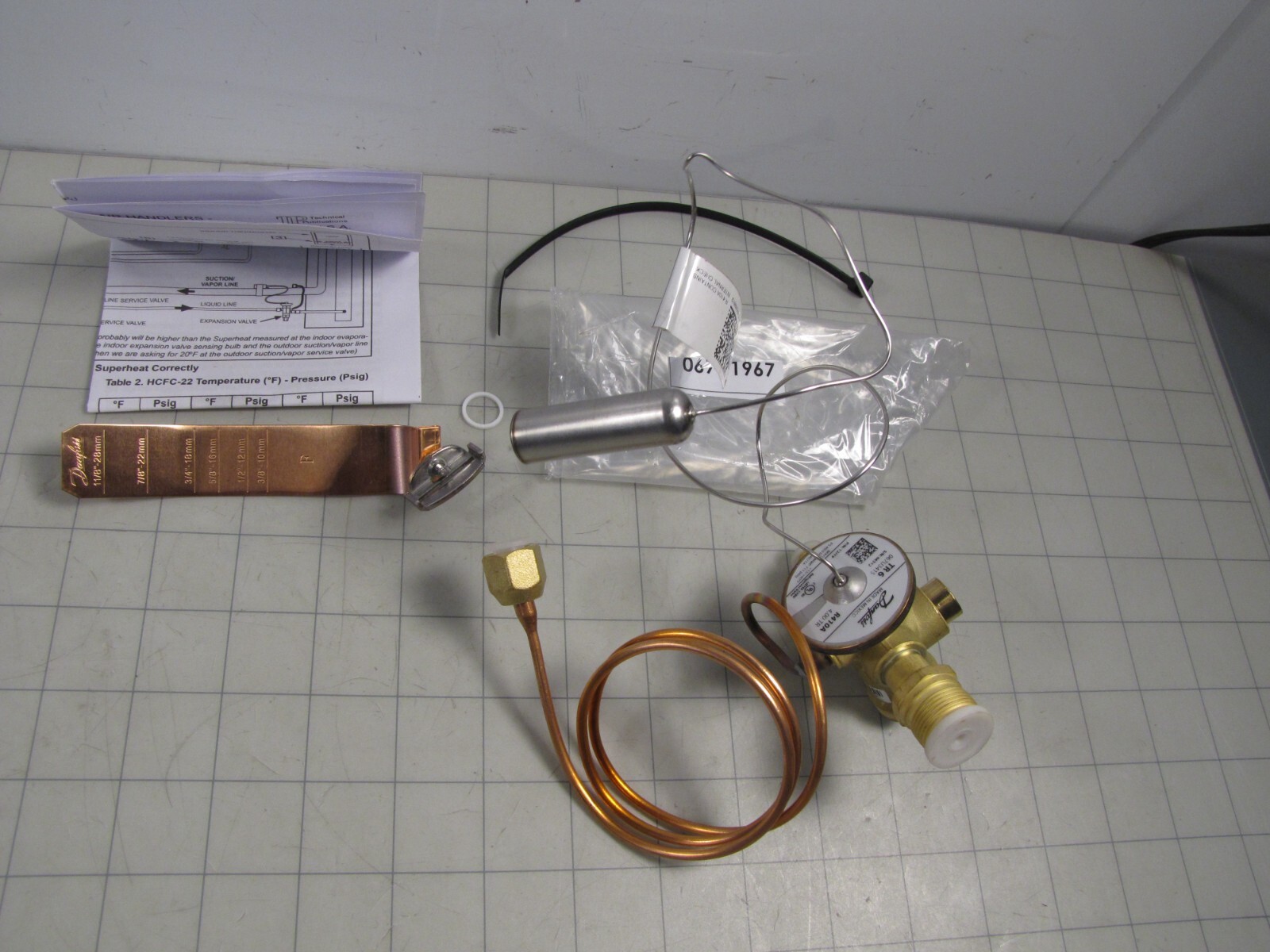 Danfoss 12J19 Thermal Expansion Valve TR6 067U315 *Read Description* NEW