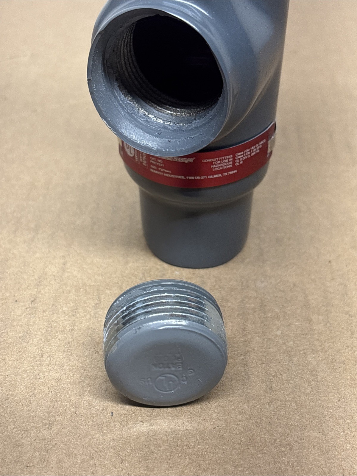 ROBROY PREYS31 1″ PVC COATED VERTICAL / HORIZONTAL SEALING FITTING SEALOFF