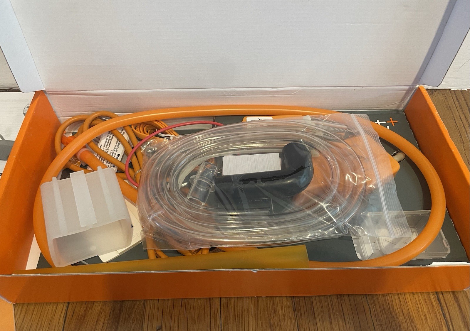 Aspen Pumps Silent+ Mini Orange Condensate Pump Kit, Variable Speed, 230V