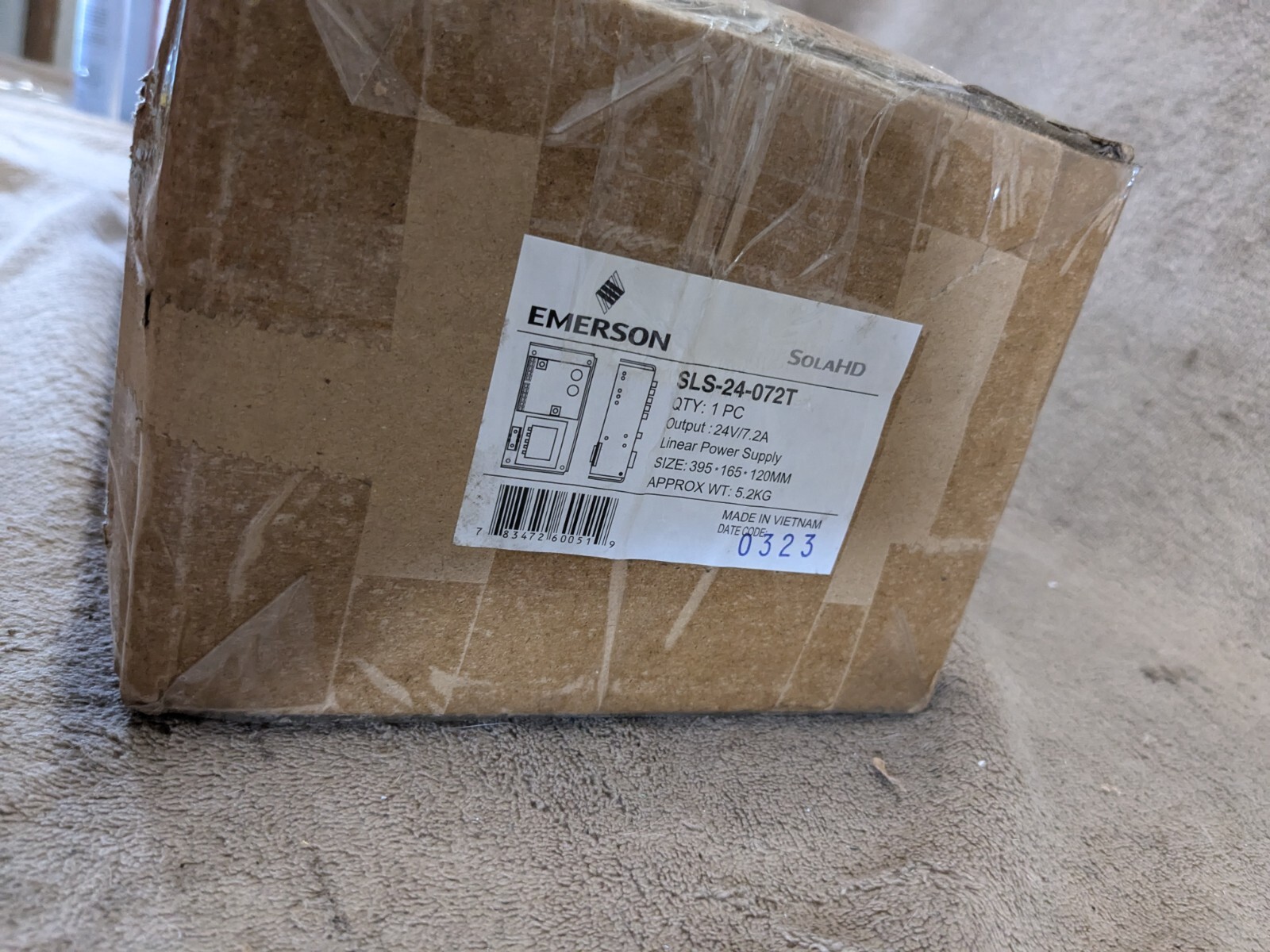 EMERSON SOLA HD Linear POWER SUPPLY SLS-24-072T SLS24072T