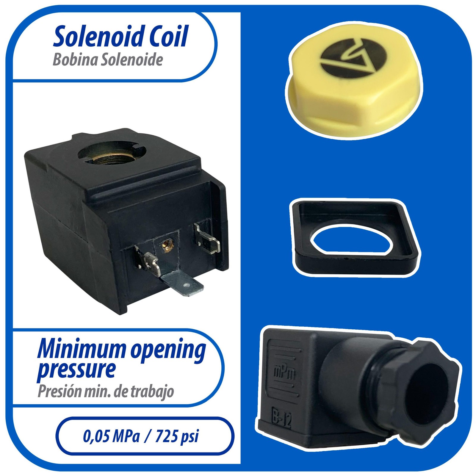 Appli Parts APSOV-110C 110 V, 50/60 Hz Solenoid Valve Coil