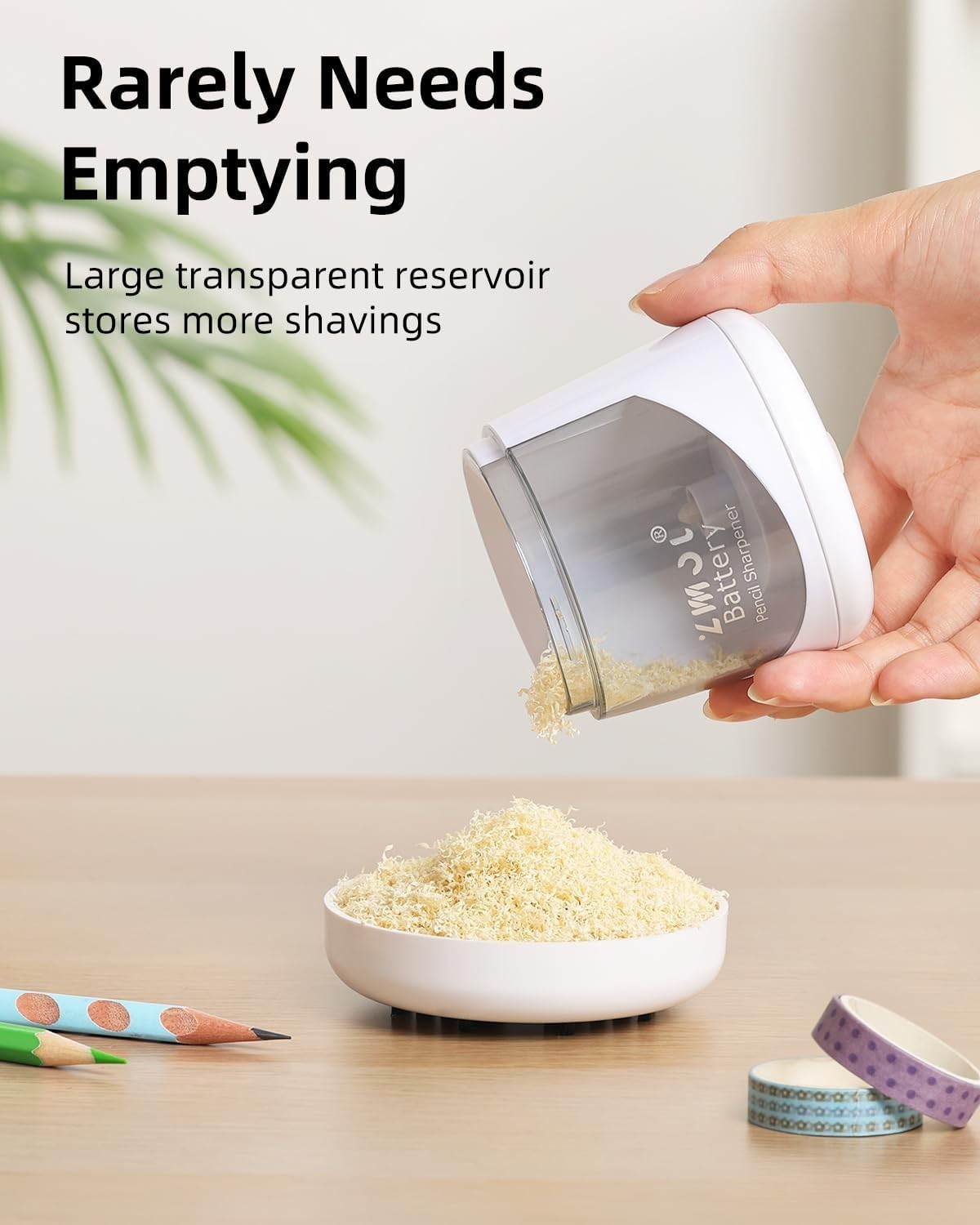 Portable Smart Electric Pencil Sharpener with Double Blades – Ideal for Artists