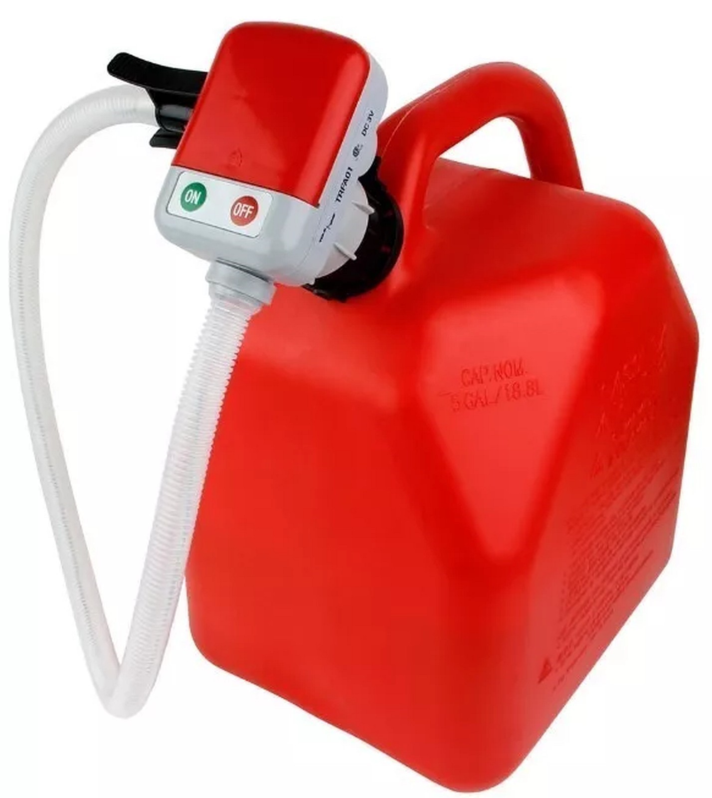 TeraPump TRFA01 Battery Powered Fuel Transfer Pump 2.4GPM Auto-Stop