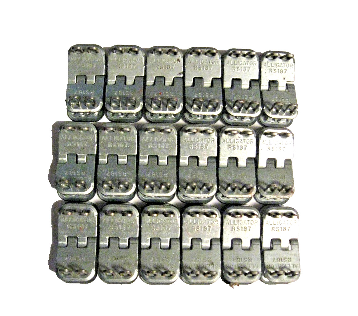 Flexco Alligator Staples Belt Clips RS125 1/8” to 3/16” 3.2 mm 4.8 mm – 3 sets